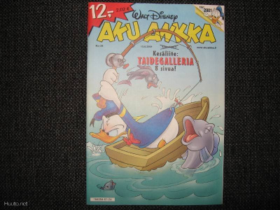 Walt Disney:Aku Ankka 24/2001 Taidegalleria liite