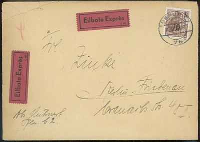 DDR Mi 442 pikakirje