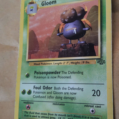 Gloom #37 Pokemon Jungle non holographic card