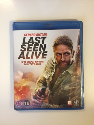 Last Seen Alive (Blu-ray) Gerard Butler (2022)
