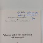 J. H. Meurman : Adherence and in vitro inhibition of oral... - pikkukuva 2