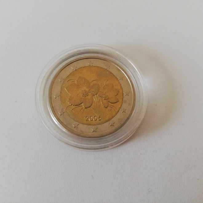 2 € Väärä Kartta 2006 Lyöntivirhe Suomi