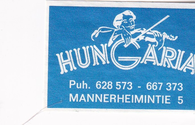 Helsinki, HUNGARIA, Mannerheimintie 5   7/11