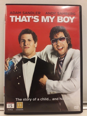 That's My Boy (Sandler, Samberg, dvd)