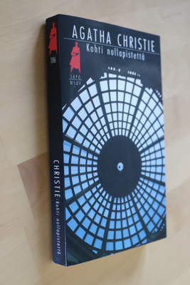 Agatha Christie : Kohti nollapistettä ( SAPO 4.p. 1989 )