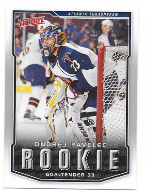 2007-08 UD Victory #334 Ondrej Pavelec Atlanta MV RC
