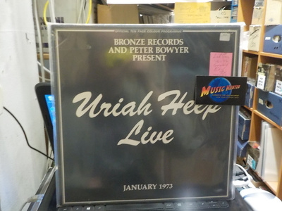 URIAH HEEP - LIVE 2LP 2ND PRESS EX-/EX
