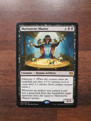 Magic the Gathering Marionette Master