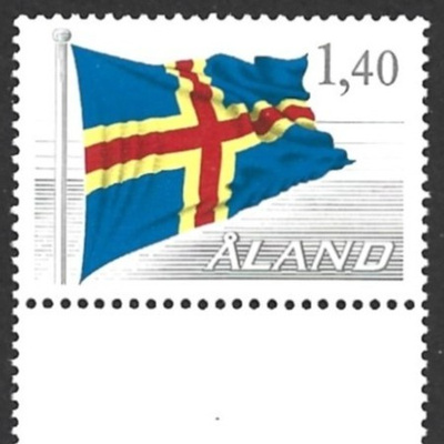 Åland 1984 Yleismerkki 1,40 mk välilöpari tyhjä  ** LaPe 004