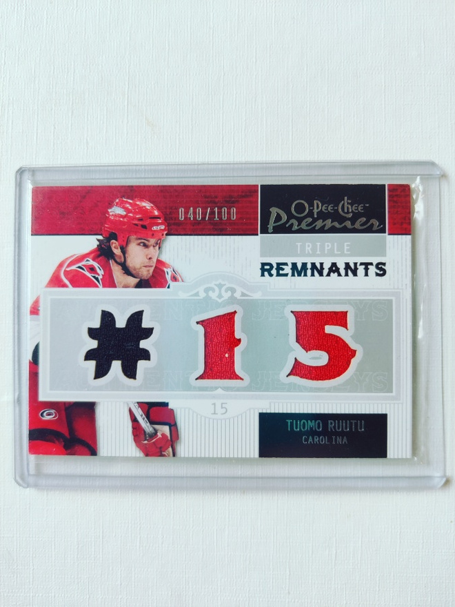 Tuomo Ruutu - 08-09 Opc Premier Triple Remnants /100