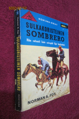 Montana 6. Sulkakoristeinen SOMBRERO / Norman A. Fox / 1961