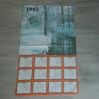 Kalenteripyyhe vuodelta 1981 - pikkukuva 1