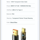 Essager USB A - USB C -datakaapeli / latauskaapeli / 1m - pikkukuva 4