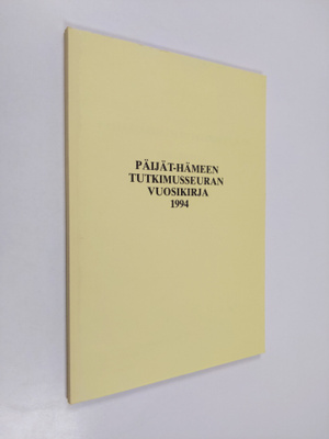 Päijät-Hämeen tutkimusseuran vuosikirja 1994