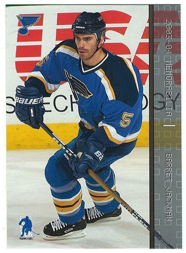 03-04 Be A Player Memorabilia #11 Barret Jackman