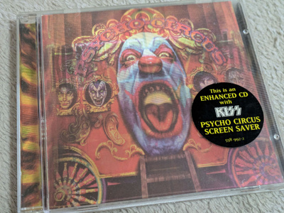 KISS - Psycho-Circus (CD) NEAR MINT!! 3D Hologrammikotelo