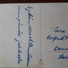 Alfred Scheack vanha kukkakortti, kuvataide kortti  v. 1950 - pikkukuva 4