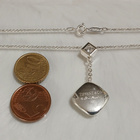 Tiffany & Co. Sterling Hopea kaulakoru riipus kivillä 925 - pikkukuva 4