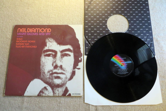 NEIL DIAMOND: Velvet Gloves And Spit LP  (USA 70-luku)