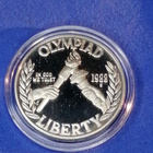 USA 1 Dollar 1988 Soulin Olympialaiset Hopeaa Proof - pikkukuva 1
