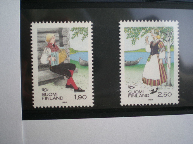 Postituore sarja POHJOLA 1989 - LaPe 1081-1082 **