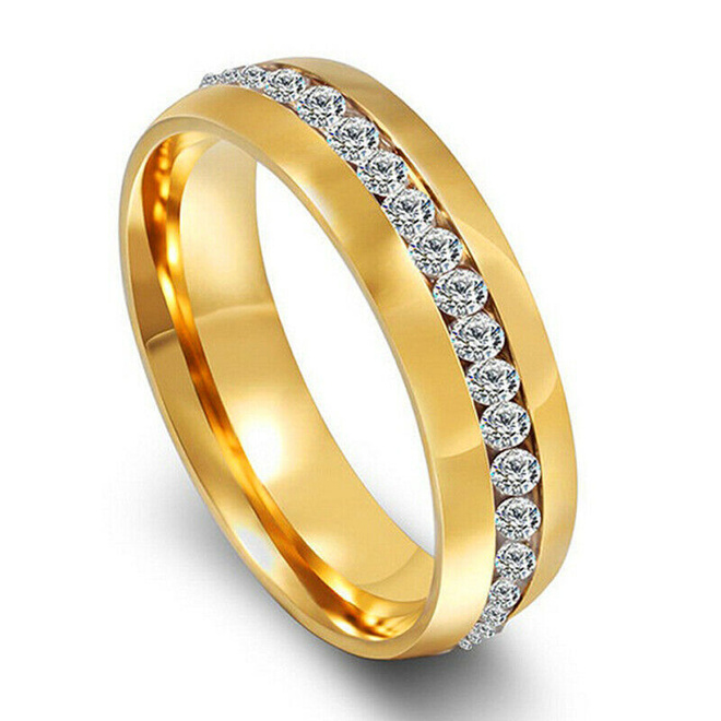 24 .. 18K GP Yellow Gold Plated Kaunis .. Sormus