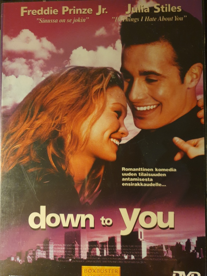 Down to You DVD ( Julia Stiles, Freddie Prince Jr.)