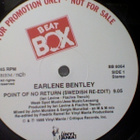 EARLENE BENTLEY :: POINT OF NO RETURN : VINYYLI MAXI 12"1986 - pikkukuva 2