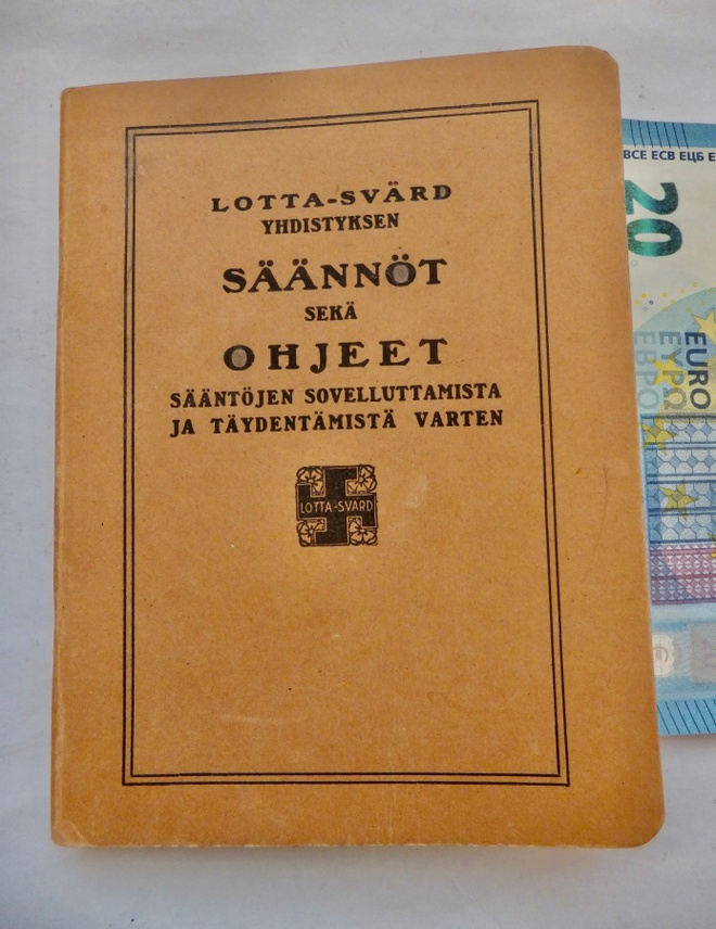 VANHAT Lotta Svärd Säännöt+ Ohjeet 1937 Vaajakoski Jyväskylä