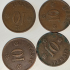 10 penniä 1919 4kpl - pikkukuva 1