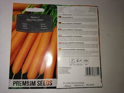 Porkkana "Nantes 3" - siemenet #