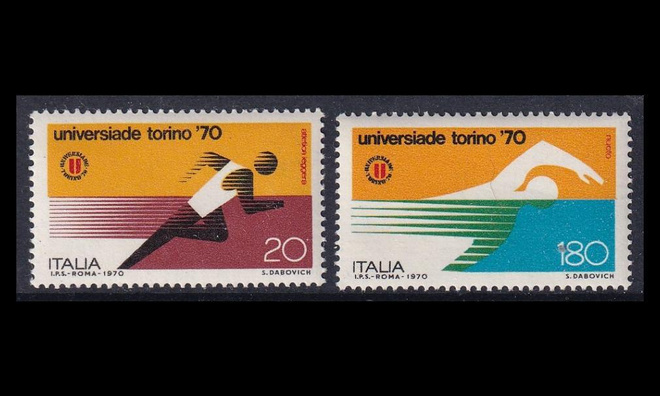 Italia 1312-3 ** Urheilu universiadit (1970)