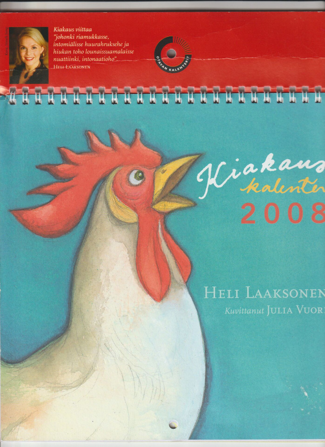 HELI LAAKSONEN : Kiekaus kalenteri  2008