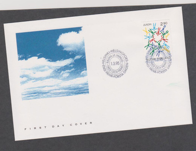 FDC 1995 Eurooppa merkki
