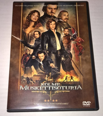 KOLME MUSKETTISOTURIA DVD