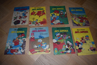 Aku ankka lehtiä 27kpl vuodelta 1974  ALE