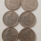 saksa 50 pfennig f-j - pikkukuva 1