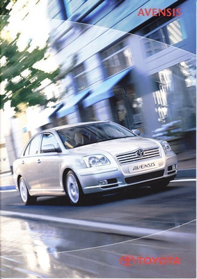 Toyota Avensis -esite, 2003