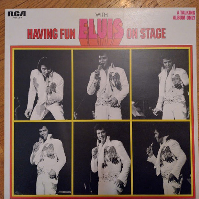 Elvis Presley-Having fun on stage LP