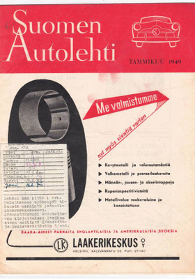Suomen Autolehti tammikuu 1949