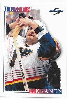 1995-96 Score #123 Esa Tikkanen St Louis Blues