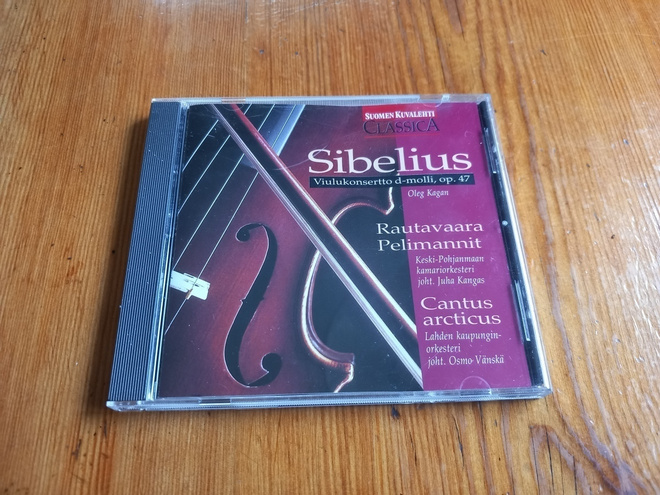 Sibelius : Viulukonsertto d-molli ; Rautavaara – CD