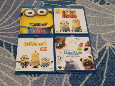Itse Ilkimys 1 & 2 + Kätyrit +  Lemmikkien Salainen Blu-Ray