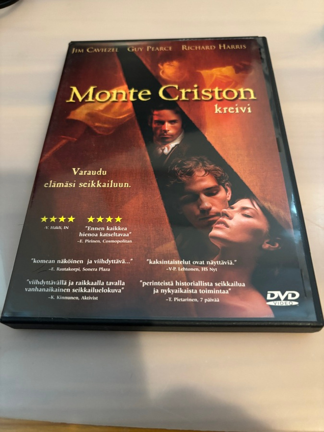 Monte Criston kreivi (2002), DVD