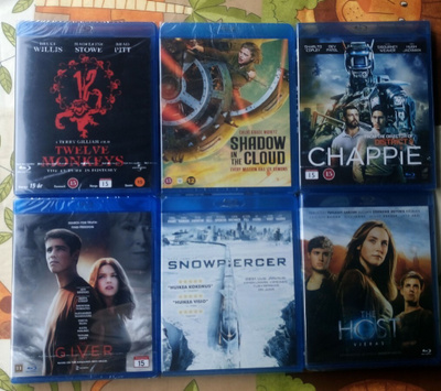Blu-ray-paketti, 12 elokuvaa