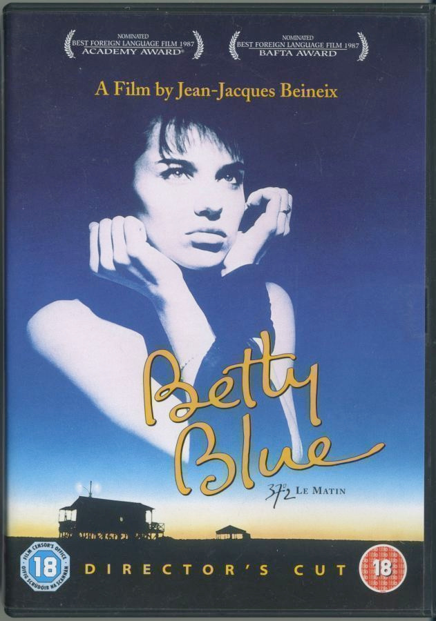 BETTY BLUE – UK R2 DVD Directors Cut 1986/2004 Ei suomitext
