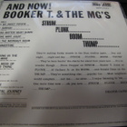 BOOKER T. & THE MG's - AND NOW! M/M LP - pikkukuva 2
