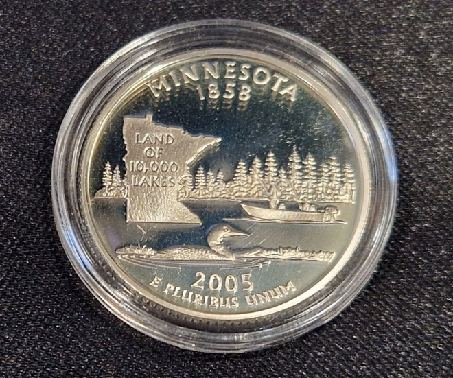 USA Hopea Minnesota quarter 2005-S
