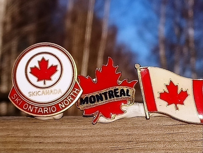 Canada Matkailumerkit - 3 Kpl. Yksi emallinen.