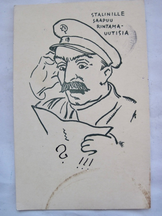 VANHA Postikortti Kenttäposti Stalin Kulk 6.7.1941
